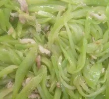 菜笋肉丝