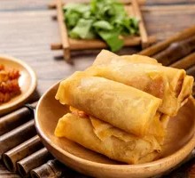 素馅春卷