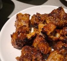 Grilled Pork with Large Skewers