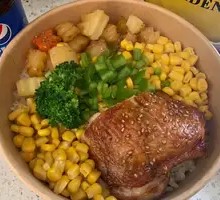 Grilled Half Leg Rice