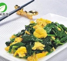 菠菜炒蛋