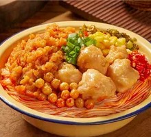 手打虾滑拌粉