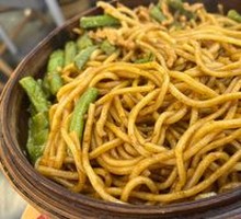 豆角小笼焖面