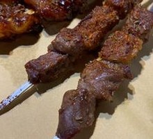 Freshly Skewered Lamb