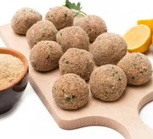 Hand-Beaten Lamb Meatballs