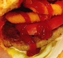 Juicy Beef Chinese Burger