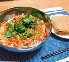 Fried Rice Noodles with Crispy Tofu