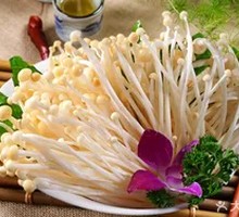 Grilled Enoki Mushrooms