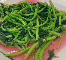 Stir-fried Amaranth with Garlic