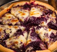 Milk-Flavored Purple Sweet Potato Pizza