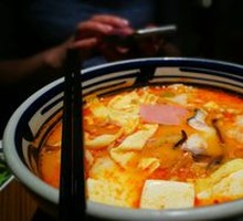 Spicy Kimchi Fish Bean Curd Rice Noodles
