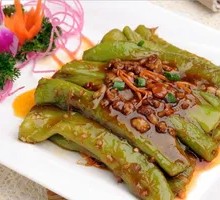 Spicy Pork with Fried Green Peppers