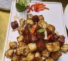 Garlic Tomato Beef Cubes