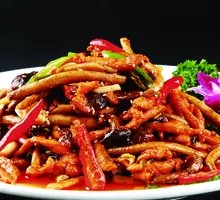 Braised Bamboo Shoots with Shredded Pork