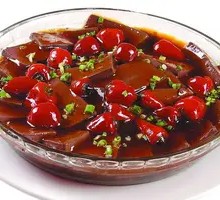 Sichuan-style Duck Blood with Pickled Chili