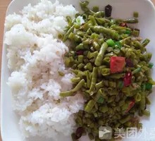 Minced Pork with Sour Beans Rice