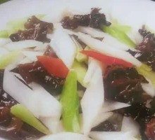 Stir-Fried Yam with Bamboo Shoots