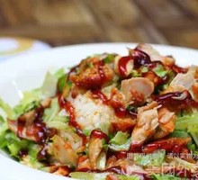 Honey-glazed BBQ Rice Bowl