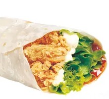 Mexican Chicken Wrap with Coke