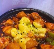 芝士铁板鸡