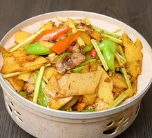 Dry Pot Potato Slices