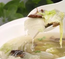 Chinese cabbage, tofu, and vermicelli