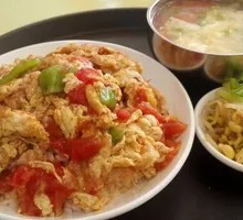 Tomato and Egg Fried Rice