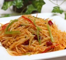 Vinegar-Quick-Pickled Potato Shreds