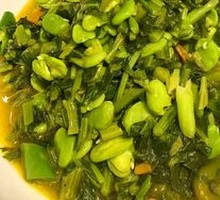 Bamboo Shoot and Broad Bean Stir-fry