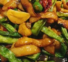 Stir-Fried Green Beans with Eggplant