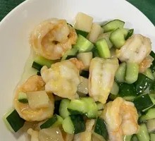 Cucumber and Shrimp
