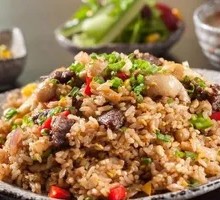 Egg and Beef Brisket Fried Rice