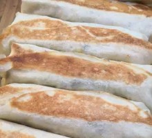Green Pepper and Potato Roll-up