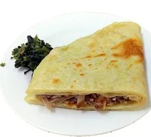 大饼夹鸡排