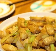 Scallion-Braised Tofu