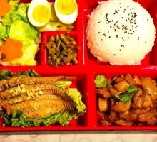 Secret-Style Mekou Fish Bento