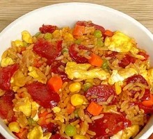 Sausage and Egg Fried Rice