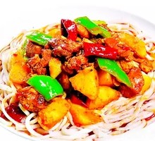 Beef and Potato Noodles