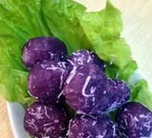 Purple Sweet Potato Glutinous Rice Balls