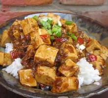 Minced Pork and Tofu Rice Bowl