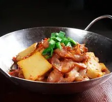 Pork Belly and Potato Slices