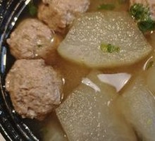 Winter Melon Meatball Rice Soup