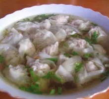 Pork Rib Dumpling Soup