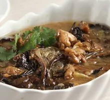 Chicken Stewed with Mushrooms