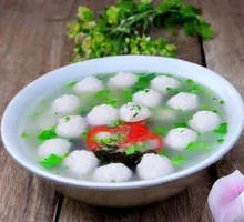 Braised Fish Ball Soup