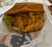 Spicy Chicken Leg Burger