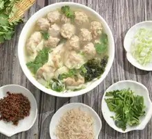 Mutton Dumpling and Meatball Soup