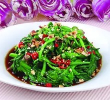 Black and White Mushroom Spinach