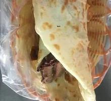 大饼夹羊杂