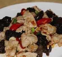 Wood Ear Mushroom and Pork Slices